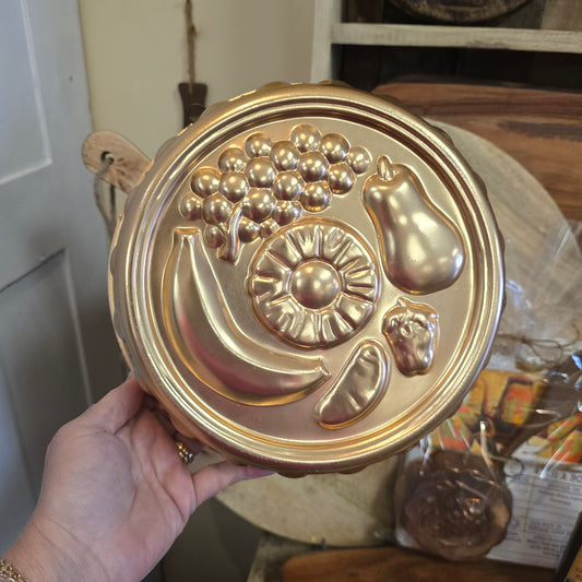 Vintage Copper Color Jello/Baking Pan