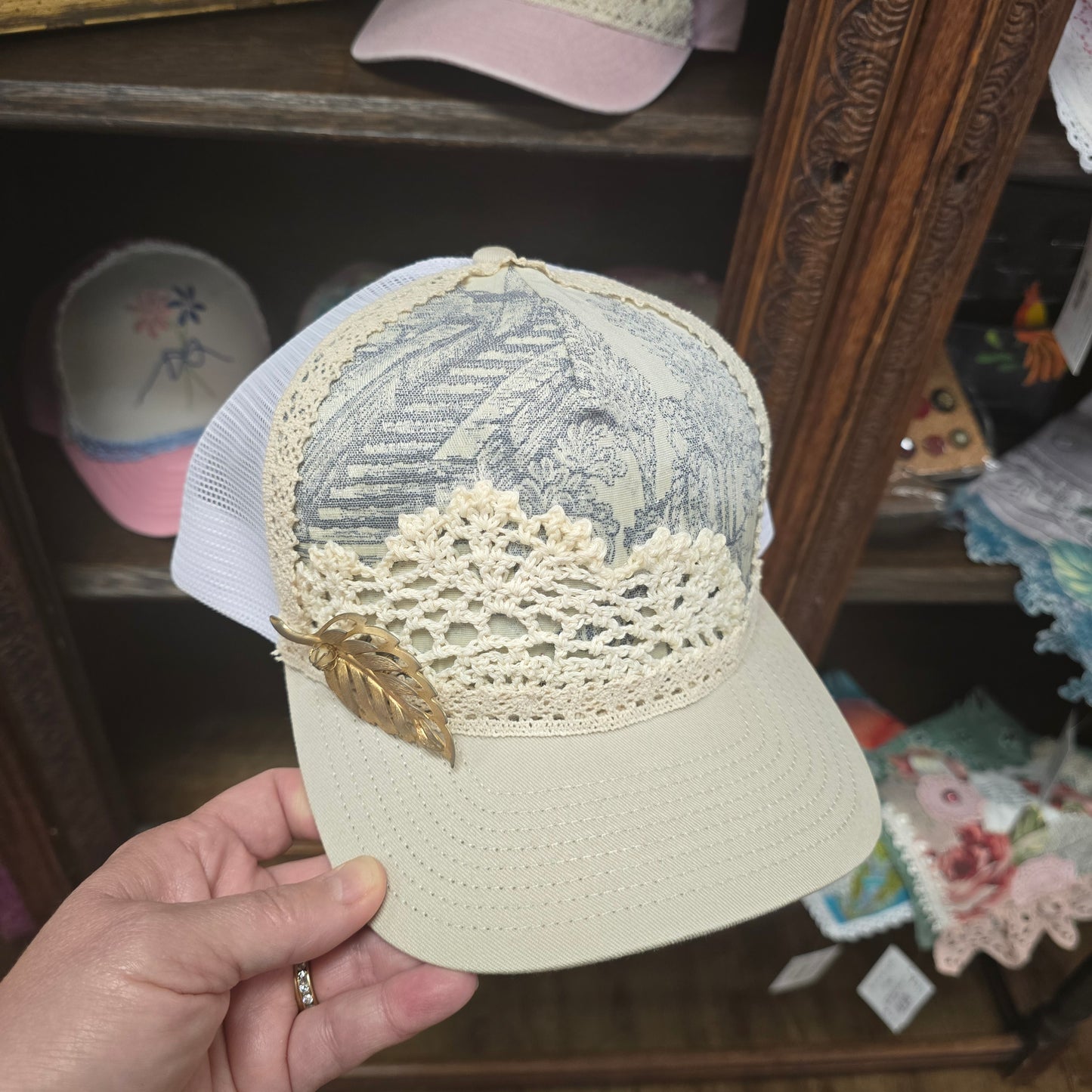 Crowned for His Glory Hopeless Romantic Handmade Hat