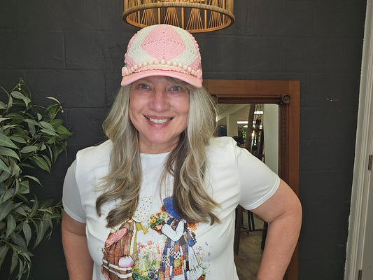 Crowned for His Glory Granny Square Handmade Hat