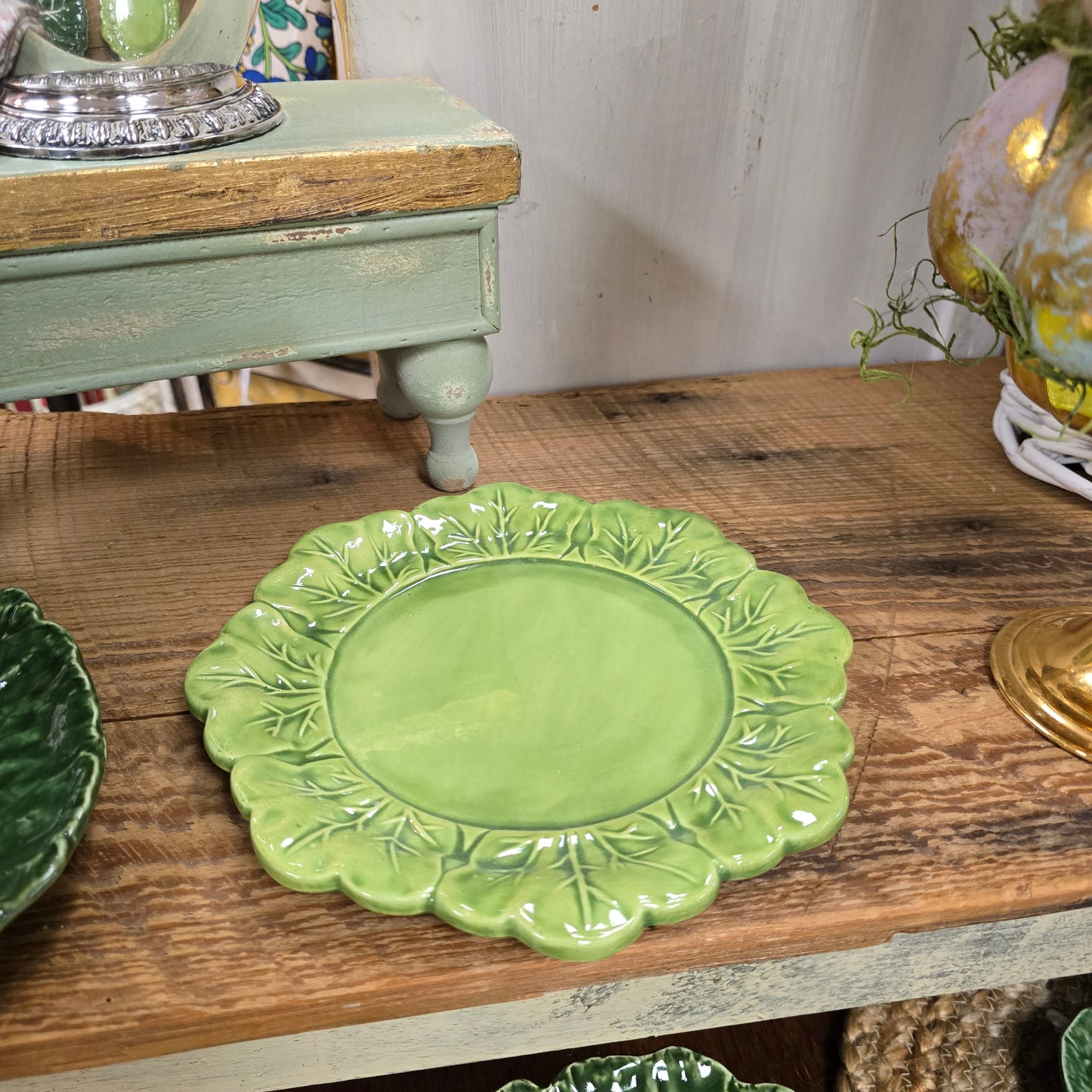 Vintage Holland Mold Green Cabbage Bowl