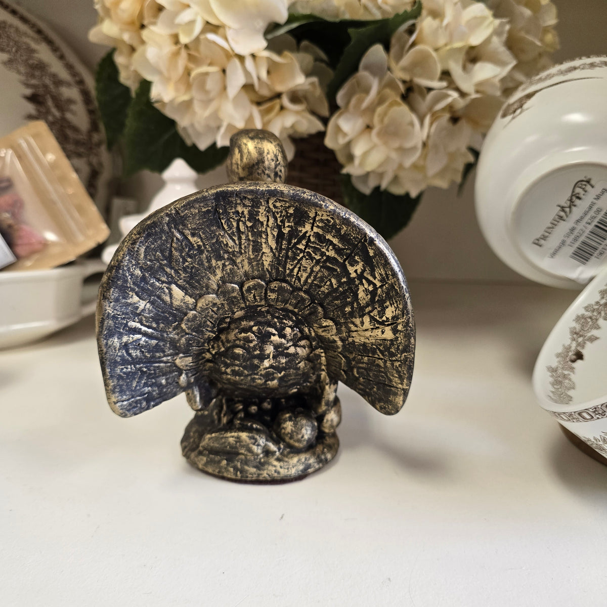 Hand Painted Upcycled Turkey