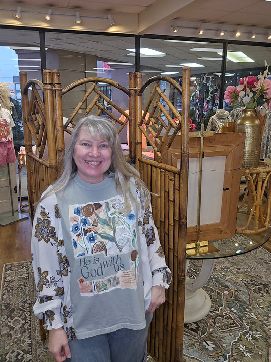 God with Us Upcycled Top
