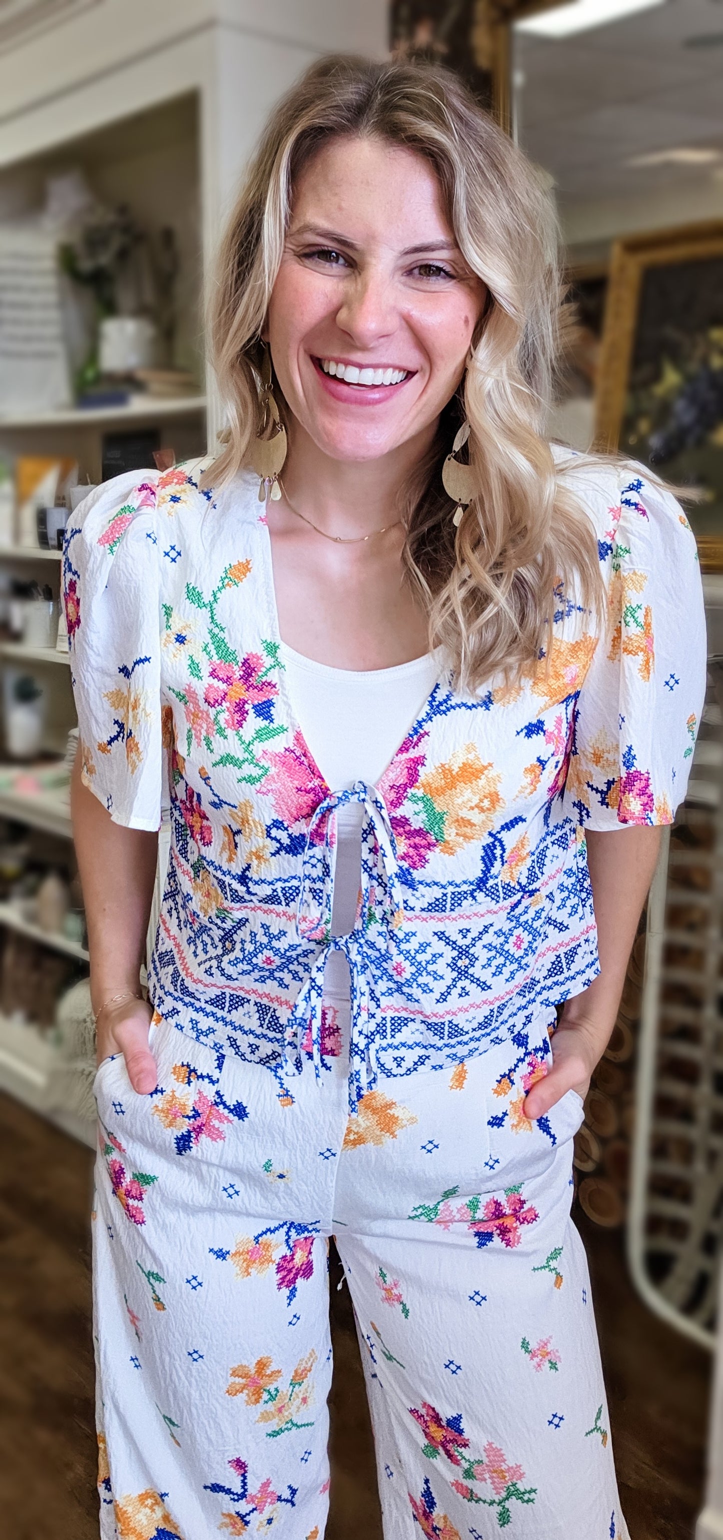 Cross Stitch Cutie Top or Pant(Small to Large)