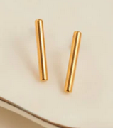 Round Bar Studs (Gold)