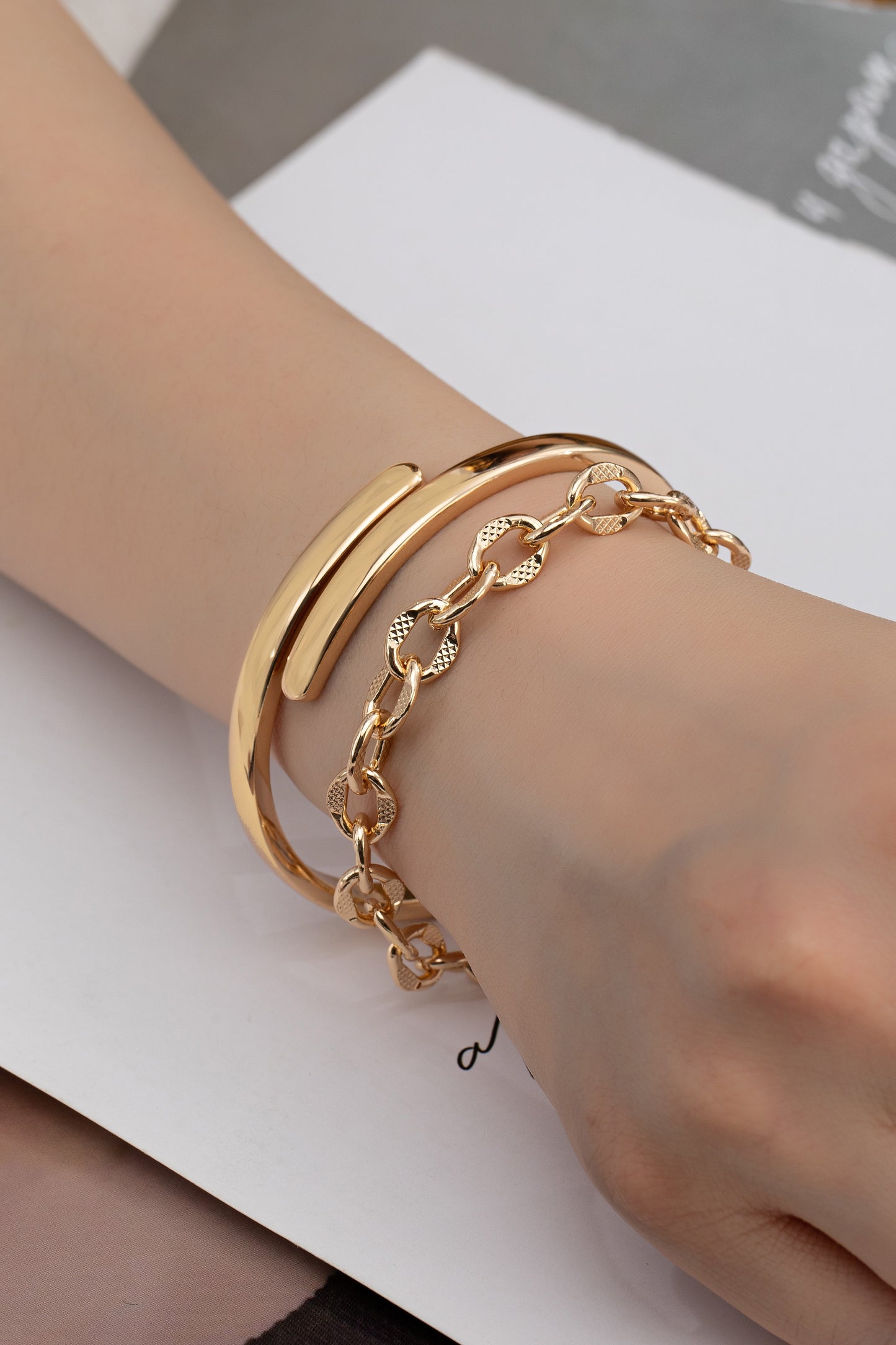 Gold Bracelet (2 Style Options)