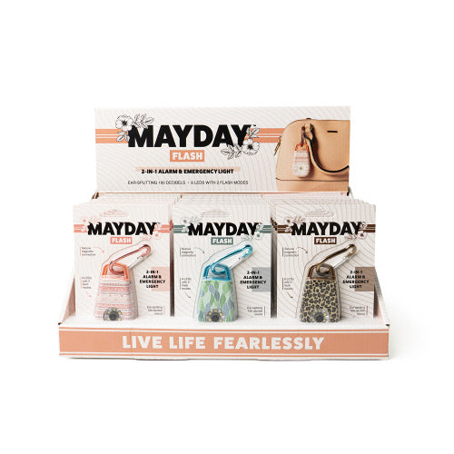 Mayday Mini Alarm and Light (Assorted Color Options)