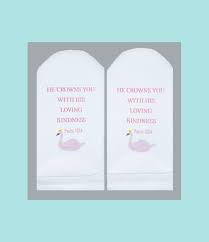 Standing on the Word Scripture Socks- Loving Kindness Psalm 103:4