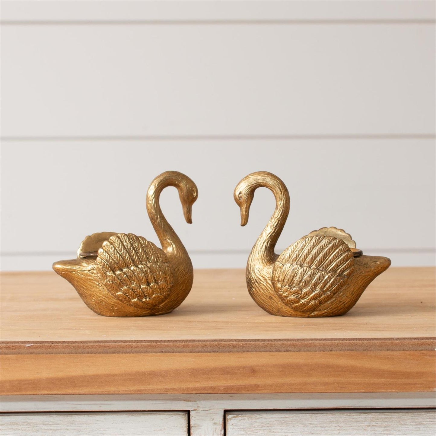 Swan Tapered Candle Holders