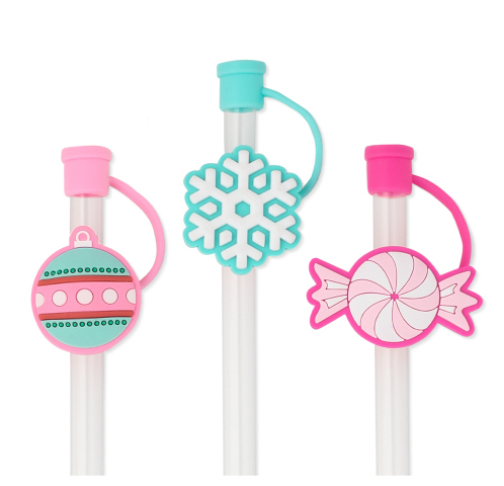 SWIG Straw w/ Toppers (Christmas Sweets)