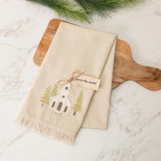 Joy to the World Tea Towel