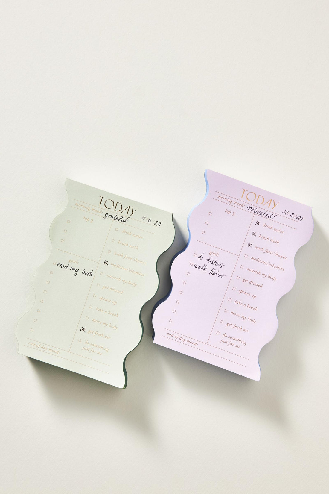 Laylol Notepad Beat Wavy Daily Notepad – AllyOops Boutique