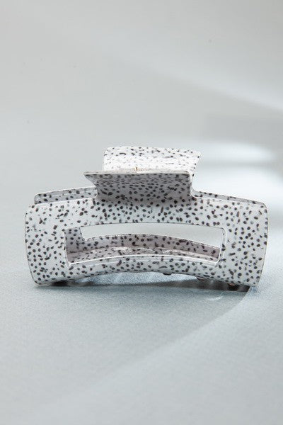 Speckled Print Hair Claw