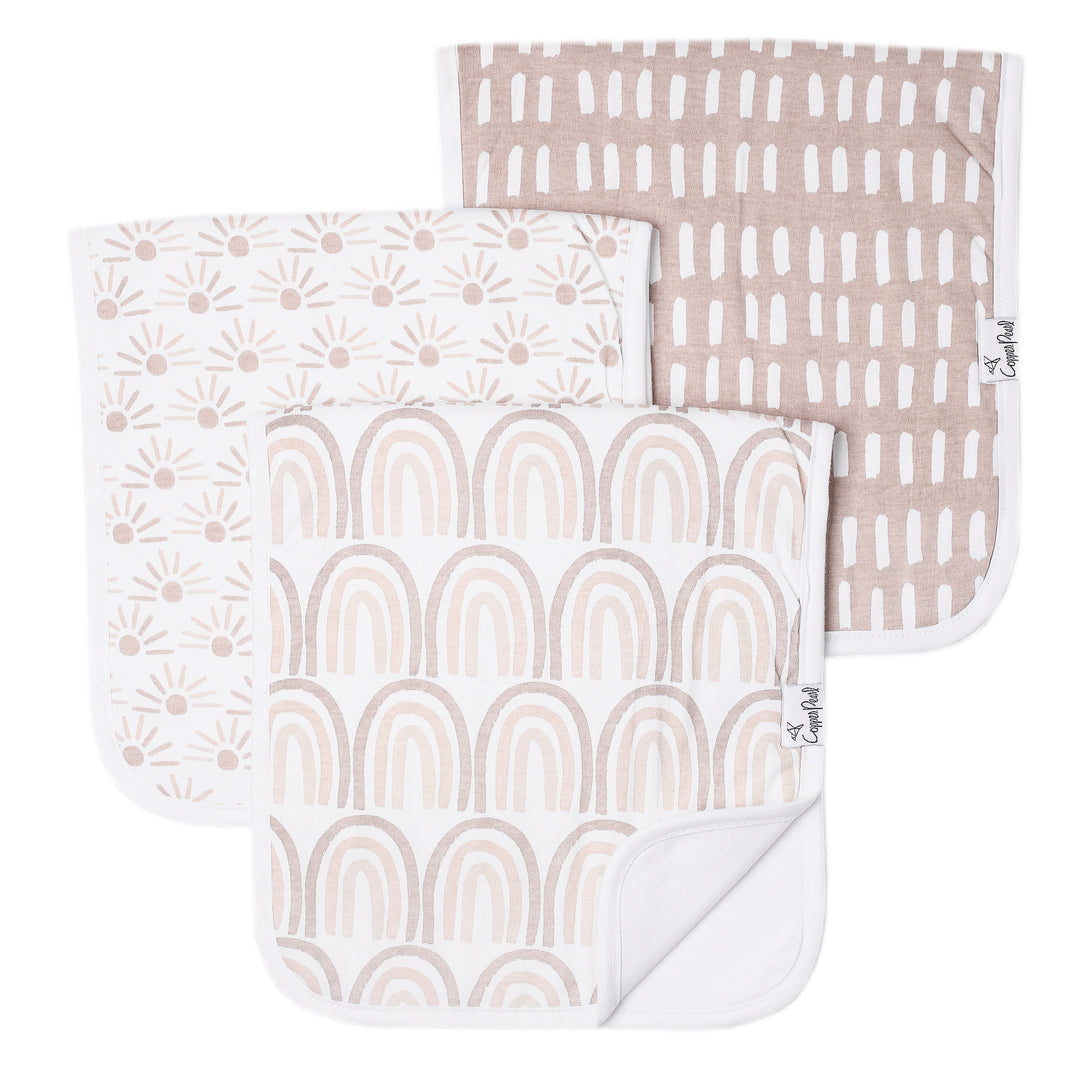 Copper Pearl Bliss Burp Cloth (Set of 3)