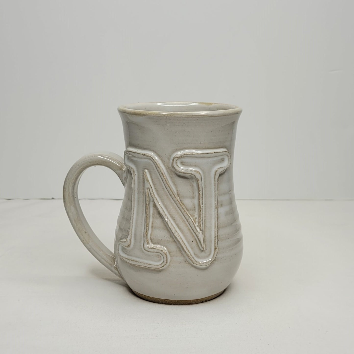 Fingerprint Pottery Monogram Mug (High Cotton)