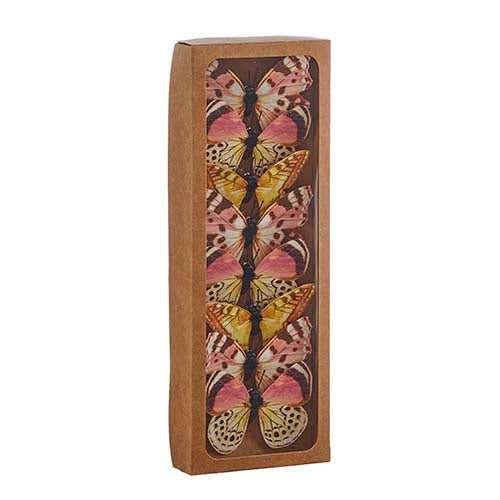 3" Clip on Butterflies Box of 8