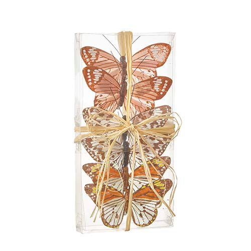 Box of Six 4" Butterflies