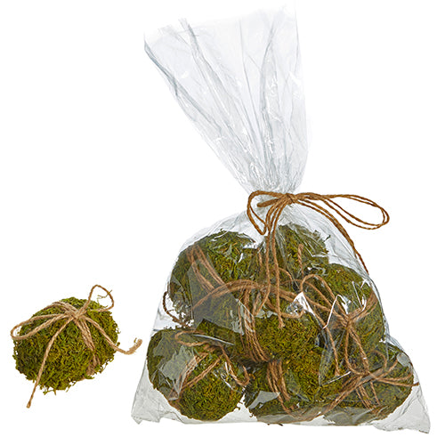Bag of 3" Moss Artificial Eggs