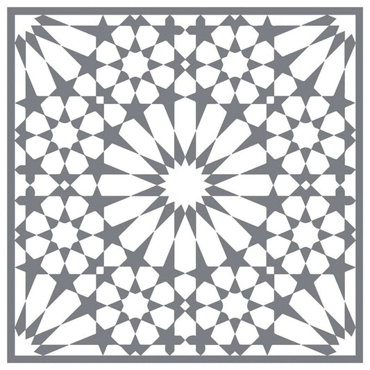 Moroccan Alhambra Tile Stencil