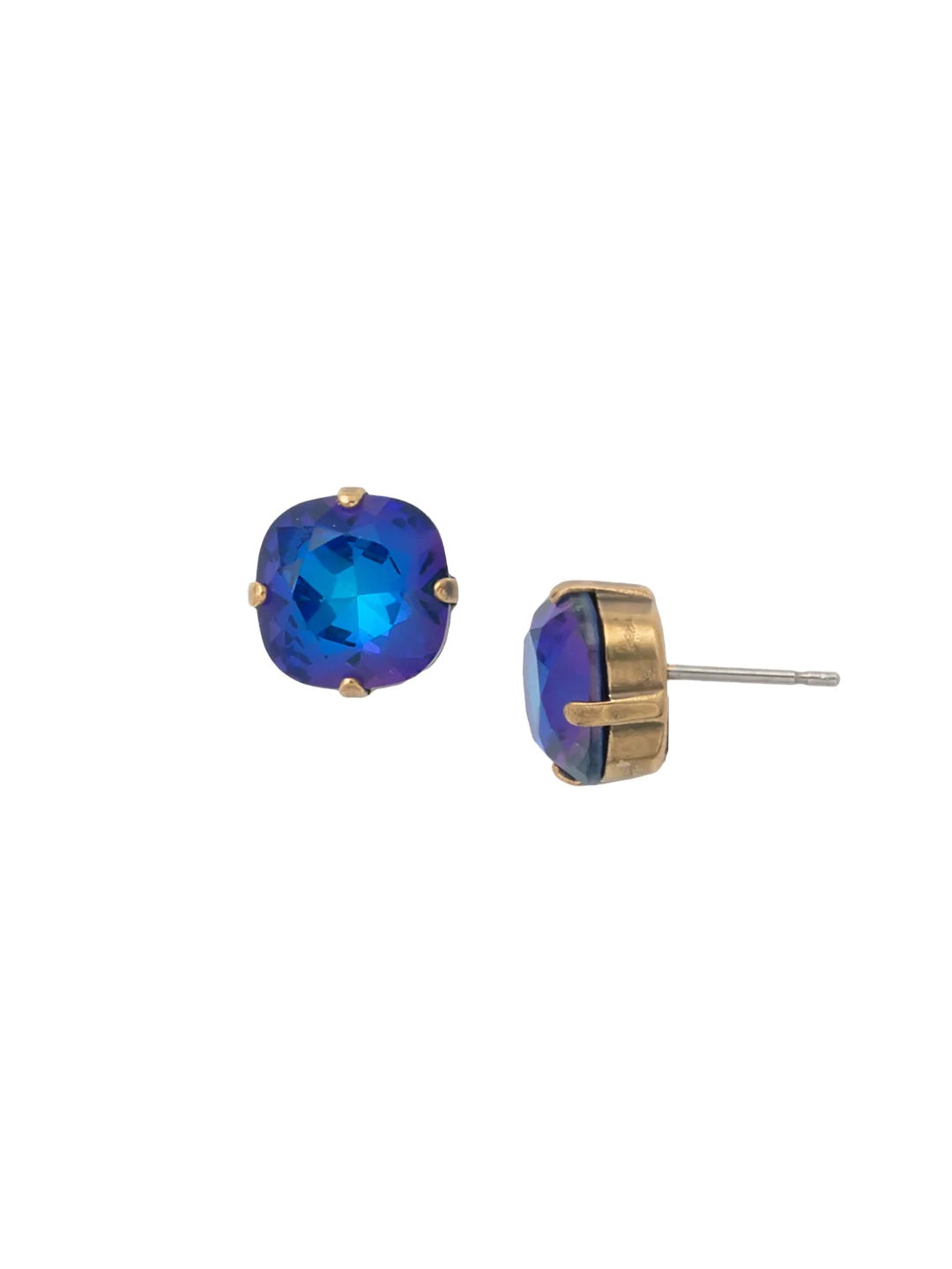 Halcyon Stud Earrings (Antique Gold Finish)