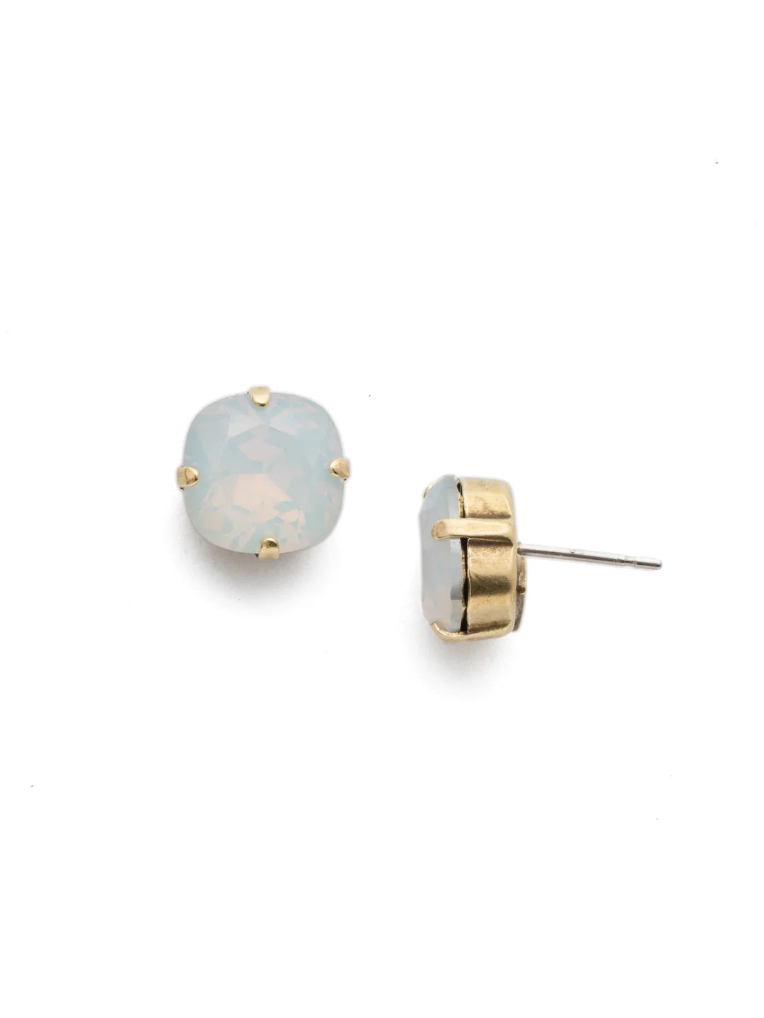 Halcyon Stud Earrings (Antique Gold Finish)