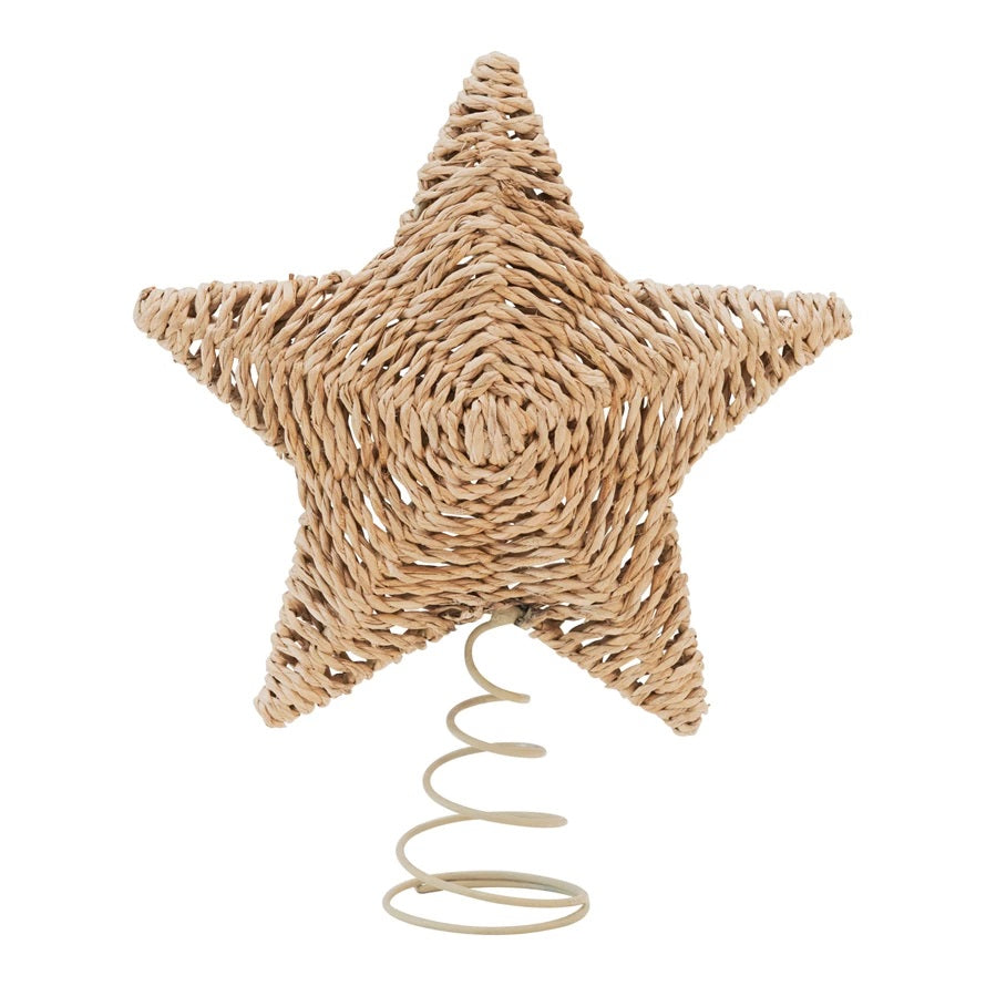 Hand-Woven Bankuan Star Tree Topper