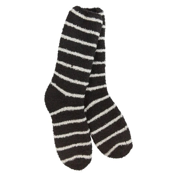 Onyx Stripe Knit Pickin' Fireside Crew World's Softest Sock