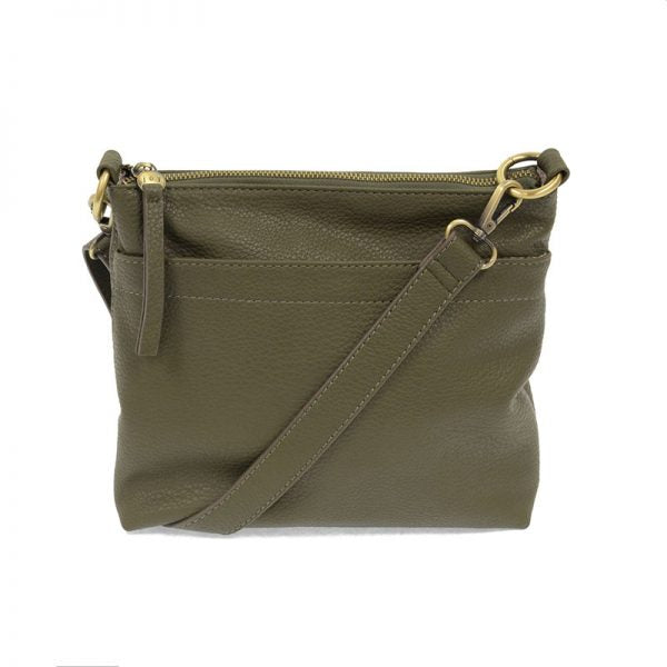 Layla Top Zip Crossbody Handbag (Multiple Color Options)