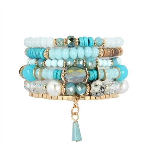 Marley's Stackable Bracelet Set (Turquoise) (Body+)