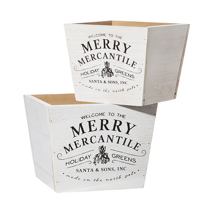 Merry Mercantile Decorative Box (More Size Options)