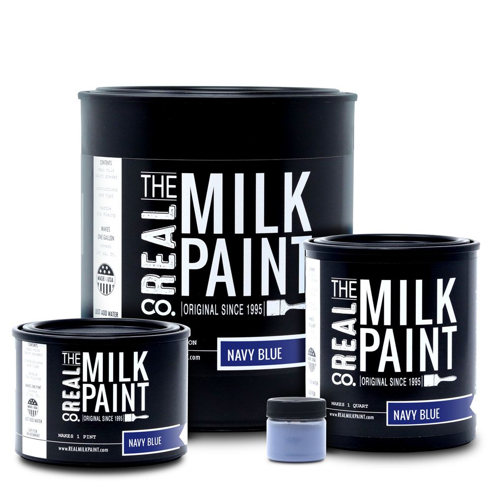 Real Milk Paint Pint-Color Navy Blue