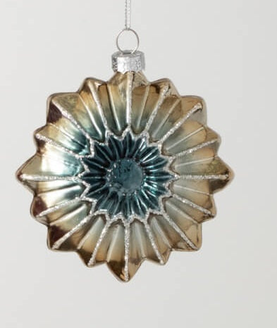 Ombre Glass Flower Ornament (More Color Options)