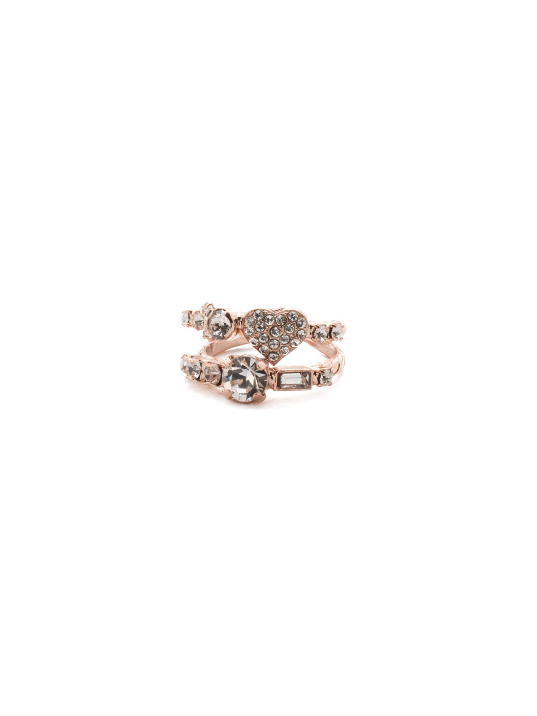 Ishana Stacked Ring (Crystal)