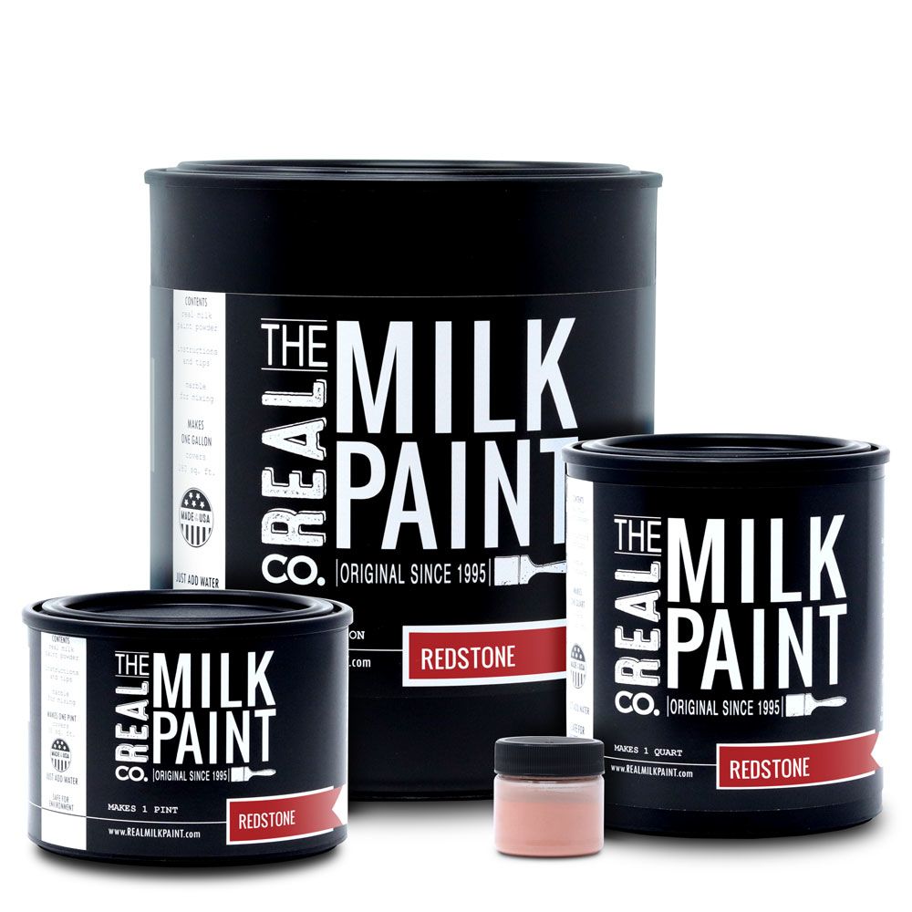 Real Milk Paint Pint-Color Redstone – AllyOops Boutique