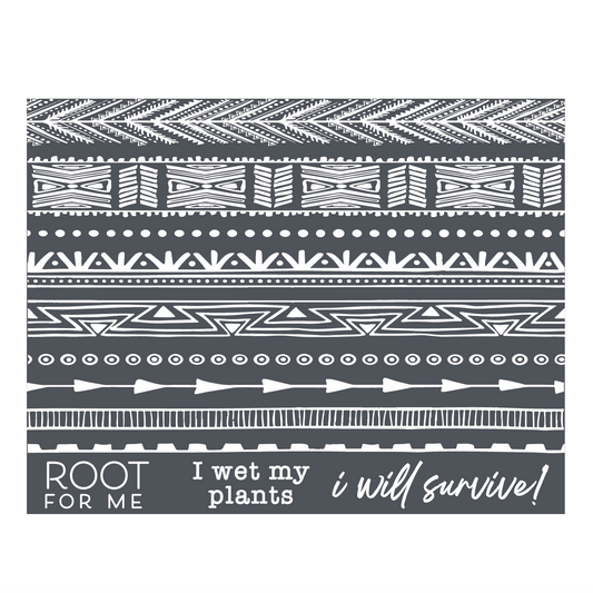 Root for Me Mesh Stencil
