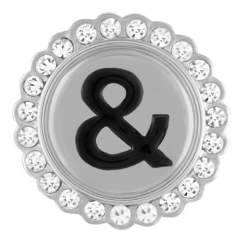 Ampersand with Bling Snap