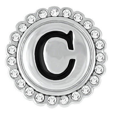 Bling C Alphabet Snap