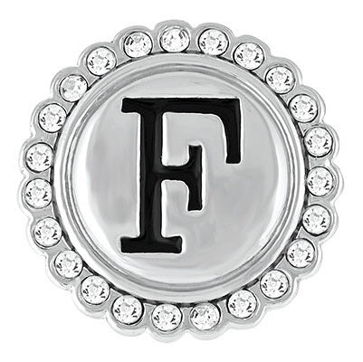 Bling F Alphabet Snap