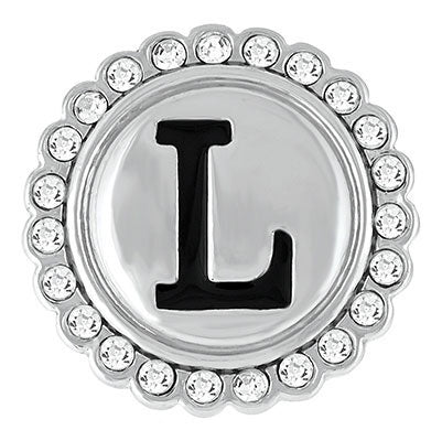 Bling L Alphabet Snap