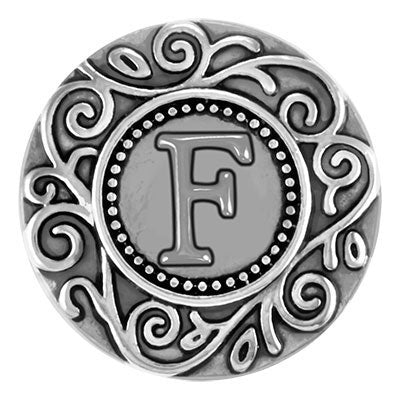 Filigree F Alphabet Snap