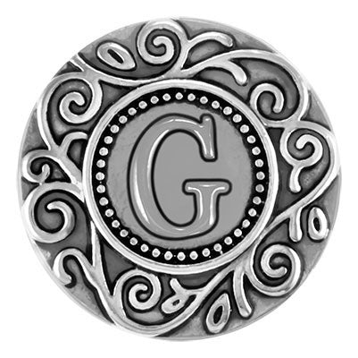 Filigree G Alphabet Snap