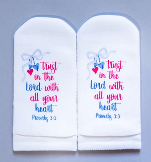 Standing on the Word Scripture Socks- Trust in the Lord Proverbs 3:5
