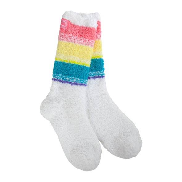 Multi Stripes Cozy Crew World's Softest Sock