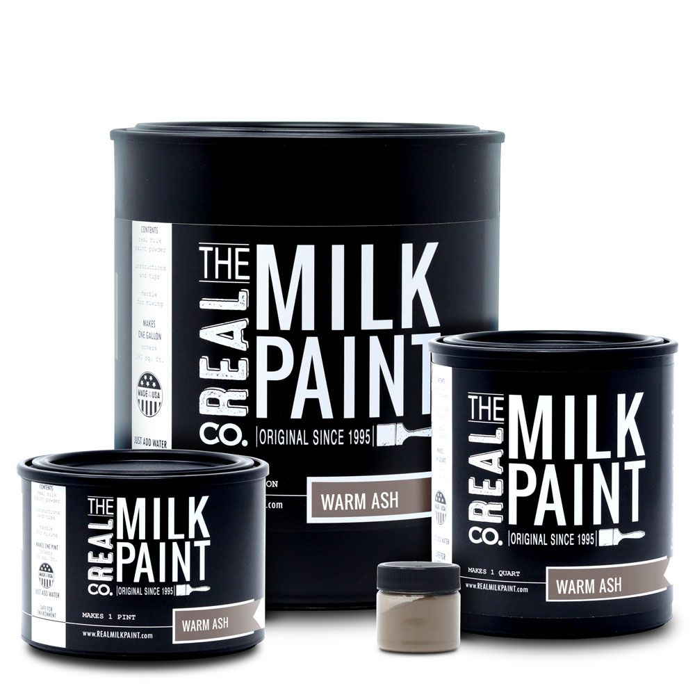 Real Milk Paint Pint-Color Warm Ash