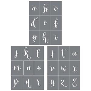 Alphabet 2 Mesh Stencil – AllyOops Boutique