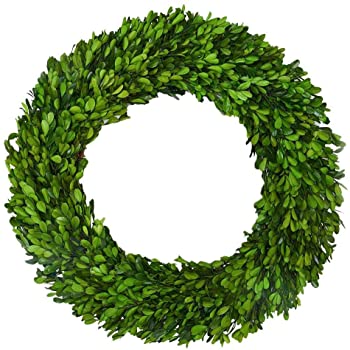Preserved Natural Boxwood Wreath