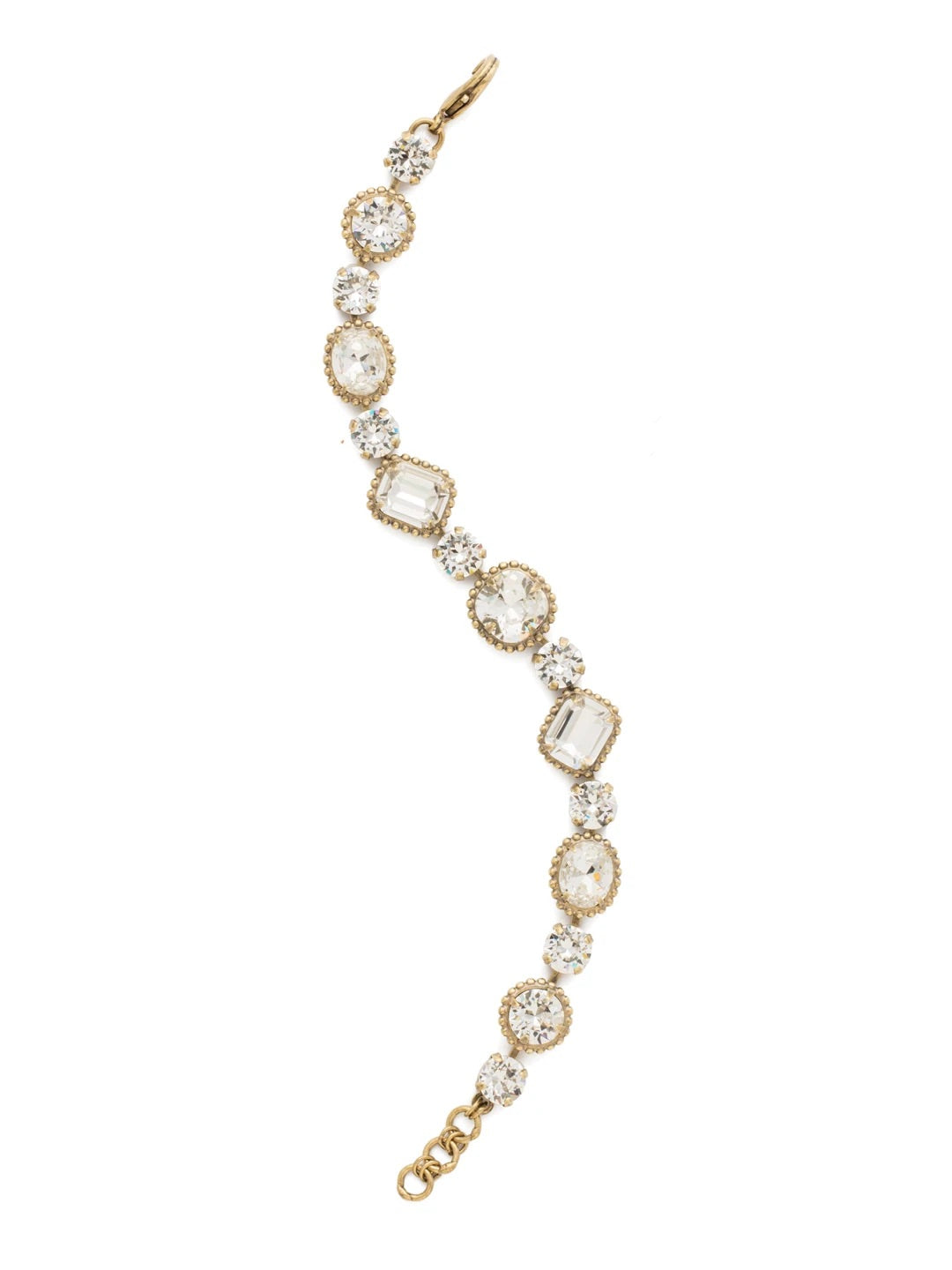 Dahlia Tennis Bracelet (Crystal)