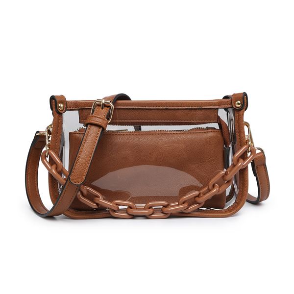 Clear as Day GameDay Purse (Brown)