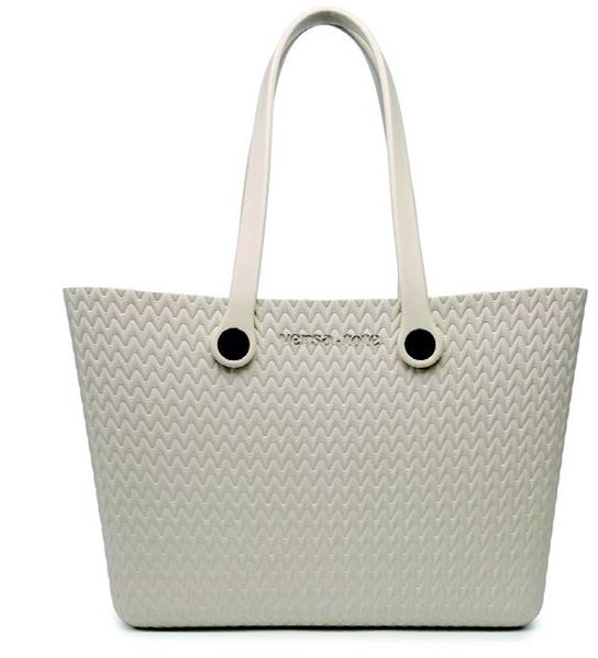 Carrie All Textured Versa Tote W/Straps In Beige