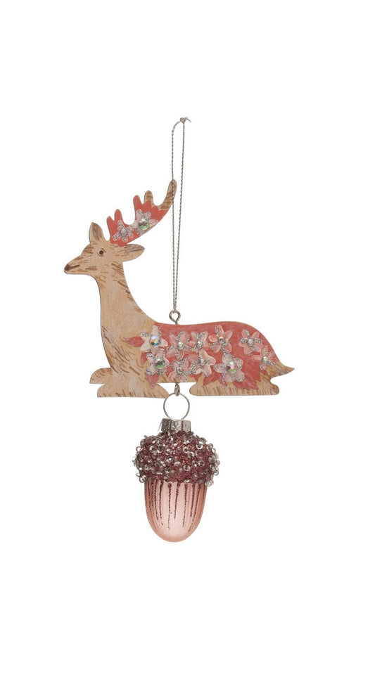 Handpainted Woodland Animal Ornament (More Style Options)