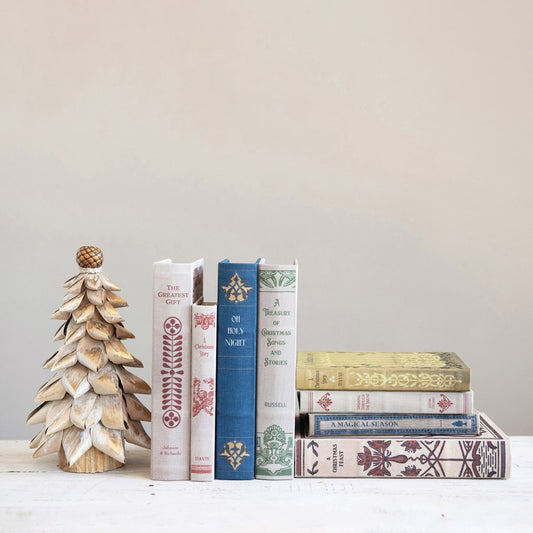Christmas Story Linen Book Box (Set of 2)